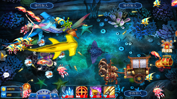 华丽海底世界：挑战最新捕鱼玩法