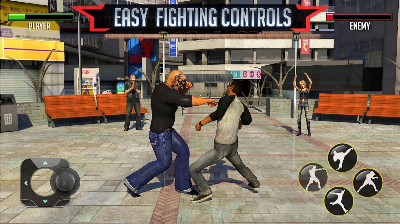 手机游戏打人机游戏推荐-街头斗士：暴力刺激，多样玩法，挑战自