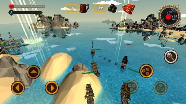 手机游戏3d海盗船-3D海盗船：身临其境的海盗冒险之旅