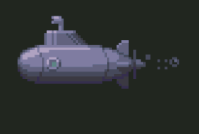 手机游戏潜水艇像素版_潜水艇游戏素材_摄像潜水艇